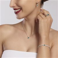 Bracciale Mabina Uomo COOL OR RéTRO in Argento Zircone 533636-S - 533636-S